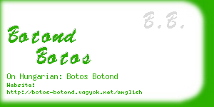 botond botos business card